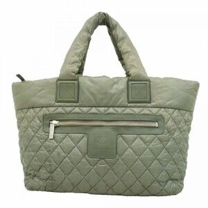 CHANEL Green Tote Bag